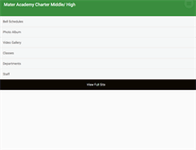 Tablet Screenshot of matermiddlehigh.org